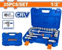 25PCS 1/2 SOCKET SET WADFOW (WST2D25)