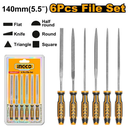 6PCS FILE SET INGCO (HKTF63)