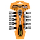 27 PCS 1/4 SOCKET SET INGCO (HKTS14271)