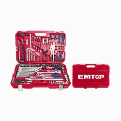 28 PCS 1/2" SOCKET SET EMTOP (ESKT12281)