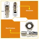 2PCS QUICK PLUG SET WADFOW (WQP2973)
