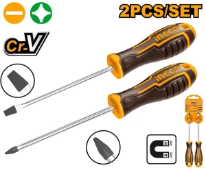 2PCS SCREWDRIVER SET INGCO (HKSD0248)