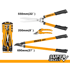 3 PCS GARDEN SHEAR SET INGCO (HLT78033)