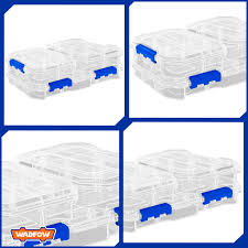3 PCS TRANSPARENT ORGANIZERS SET WADFOW (WTB8343)