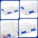 3 PCS TRANSPARENT ORGANIZERS SET WADFOW (WTB8343)