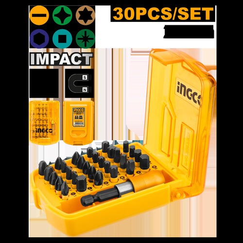 30PCS SCREWDRIVER BITS SET INGCO (AKSD08301)