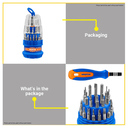 31 IN 1 SCREWDRIVER SET WADFOW (WSS1J31)