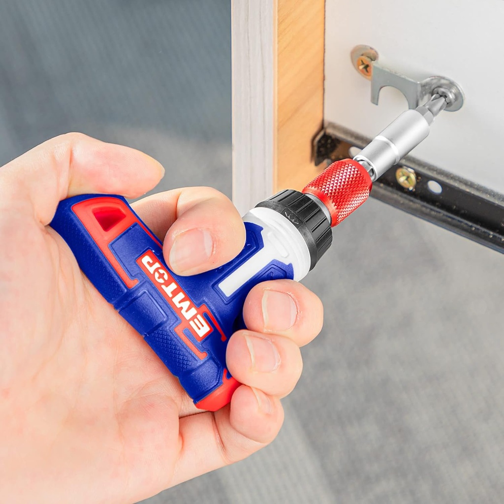 31PCS T HANDLE SCREWDRIVER SET EMTOP (EBST03102)