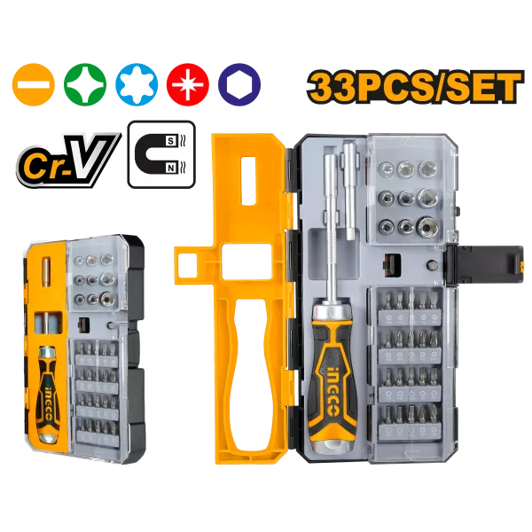 33 PCS SCREWDRIVER SET INGCO (HKSDB0338)