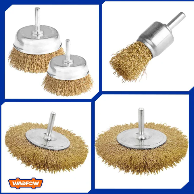 5 PCS WIRE CUP BRUSH SET WADFOW (WCE6401)