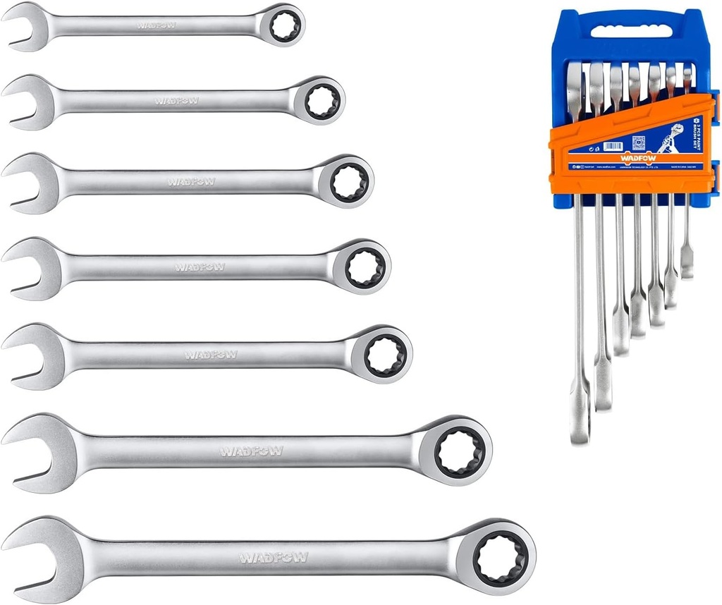 7 PCS RATCHET SPANNER SET WADFOW (WSP4207)
