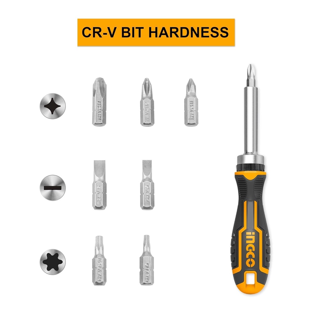 8 IN 1 SCREWDRIVER INGCO (AKISD0808)