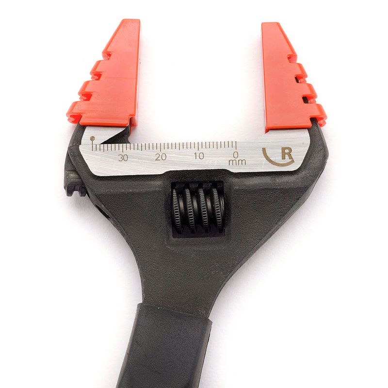ADJUSTABLE  WRENCH WIDE JAW 8" R/B (70460R)