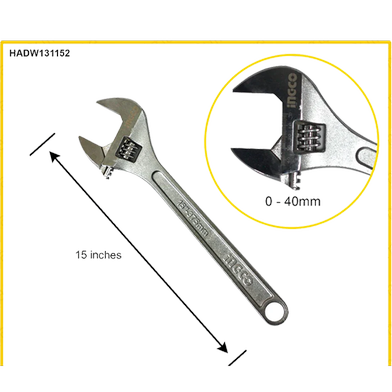 ADJUSTABLE WRENCH (15") HADW131152