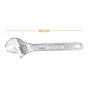 ADJUSTABLE WRENCH 12" INGCO (HADW131122)