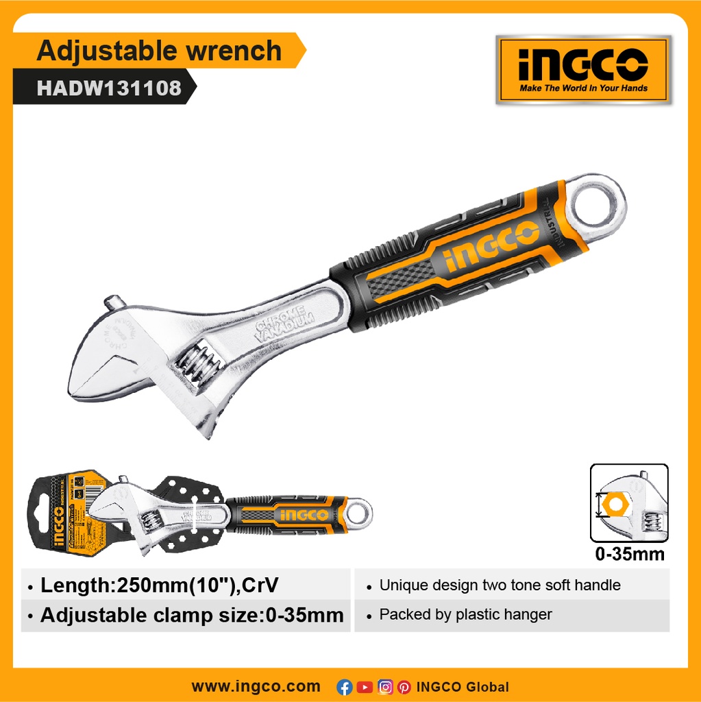 ADJUSTABLE WRENCH HADW131108