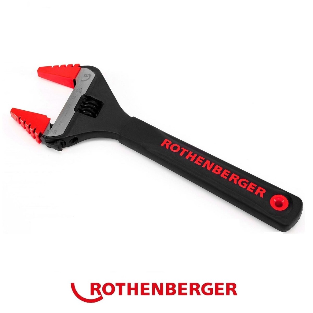 ADJUSTABLE WRENCH WIDE JAW 10" R/B (70461)