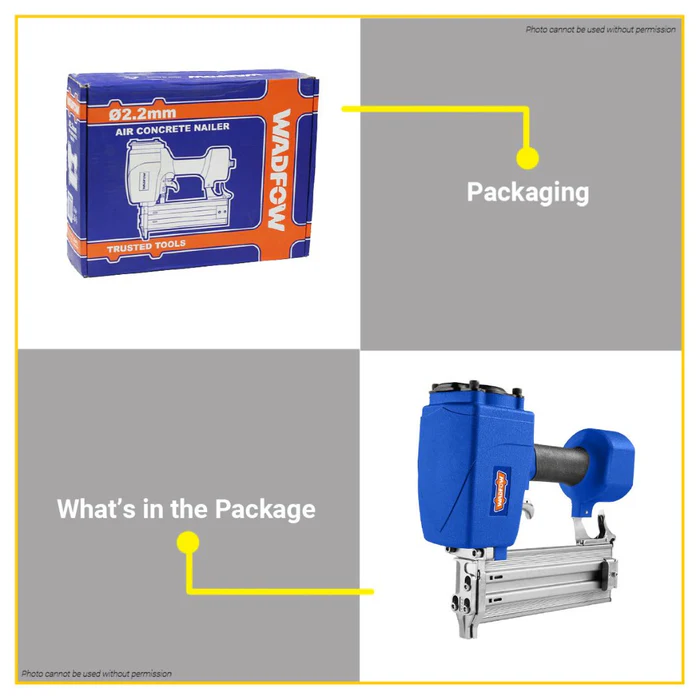 AIR CONCRETE NAILER 02.2MM WADFOW (WBN3564)
