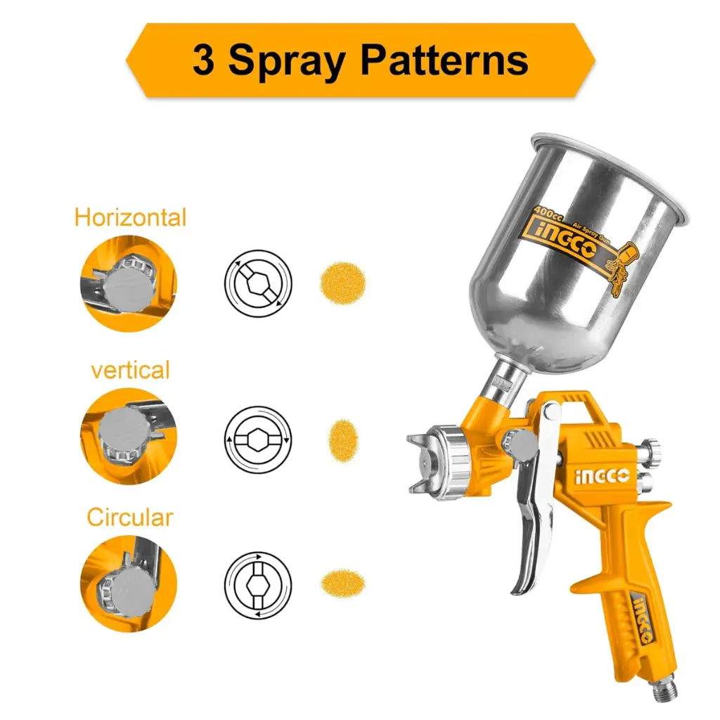 AIR SPRAY GUN 400CC INGCO (ASG4041)