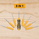 8 IN 1 SCREWDRIVER SET  INGCO (AKISD0901)