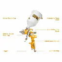 AIR SPRAY GUN 600CC INGCO (ASG1061)