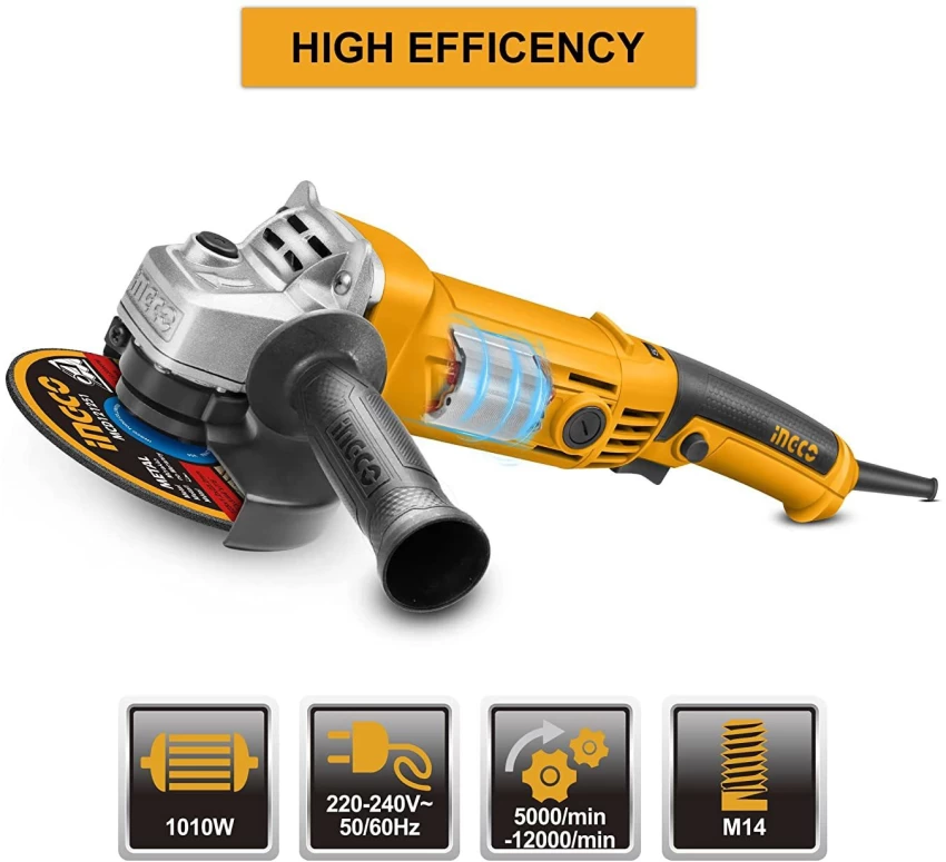 ANGLE GRINDER 1010W 125MM INGCO (AG10108-5)