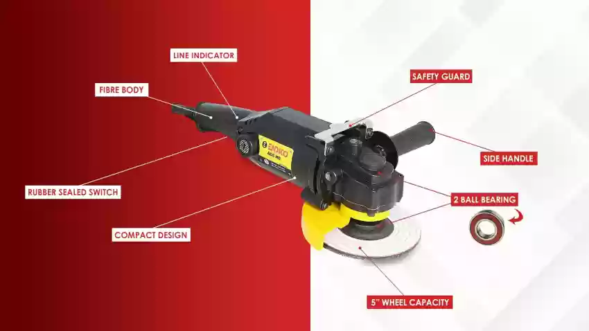 ANGLE GRINDER 1050W 125MM ENDICO (AG5HD)
