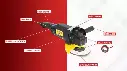 ANGLE GRINDER 1050W 125MM ENDICO (AG5HD)