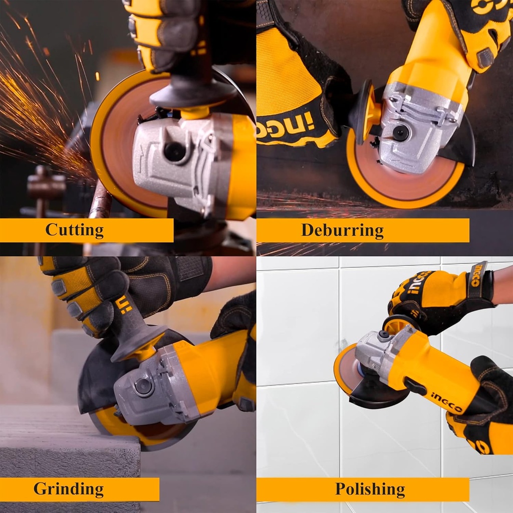 ANGLE GRINDER 1100W 125MM INGCO (AG110038)