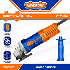 ANGLE GRINDER 850W 5" WADFOW (WAG15851)
