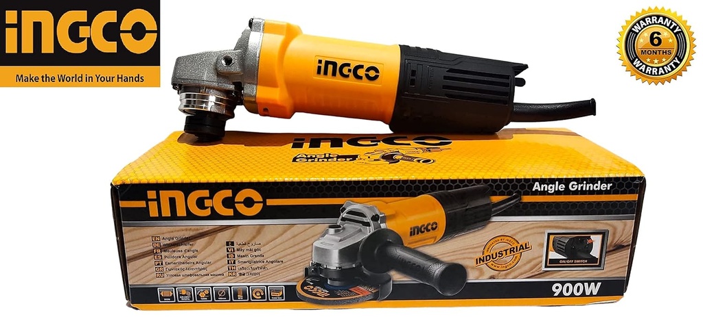 ANGLE GRINDER 900W 125MM INGCO (AG90028)