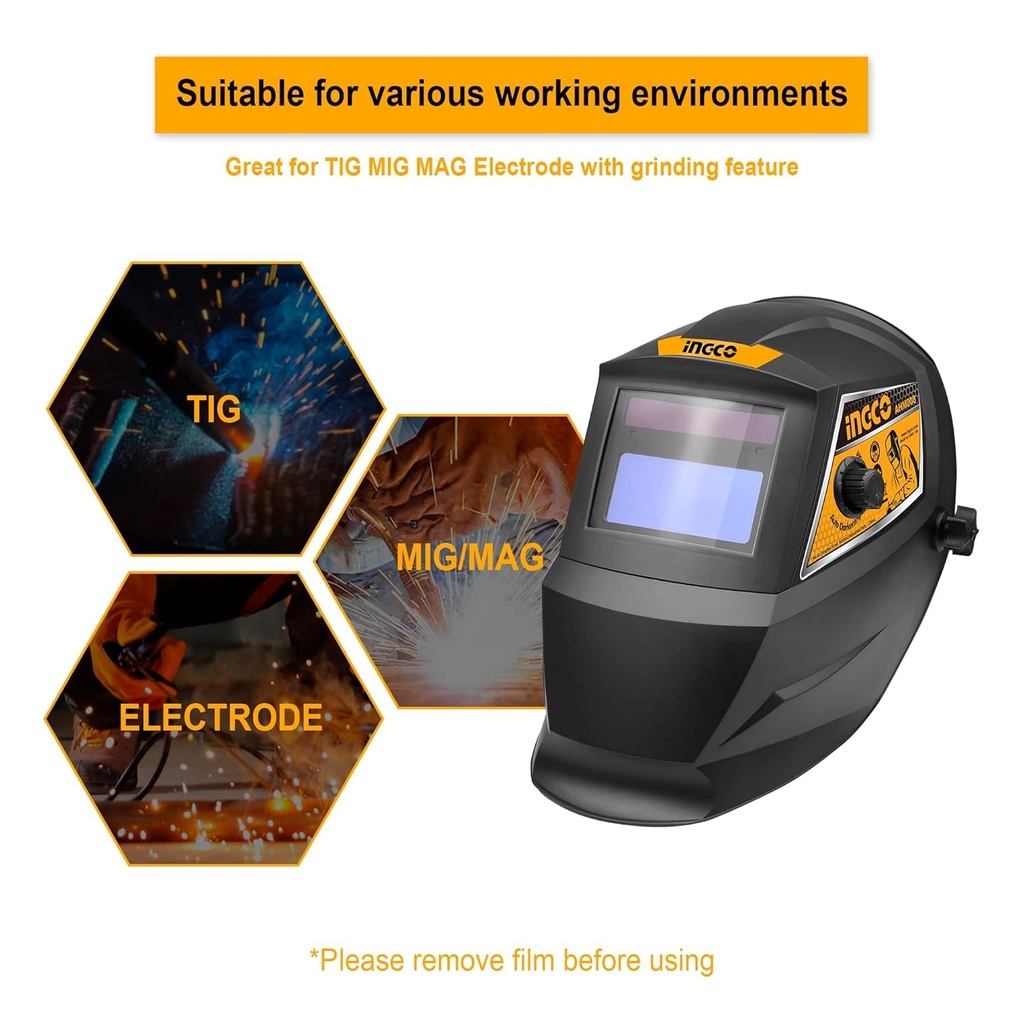 AUTO DARKENING WELDING HELMET INGCO (AHM008)