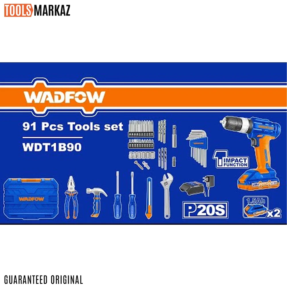 91 PCS TOOL SET WADFOW (WDT1B90)
