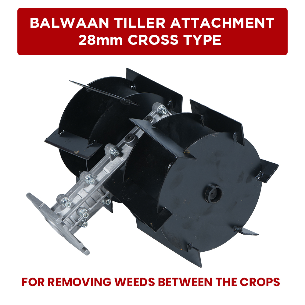 BALWAN TILLER ATTACHMENT 28MM CROSS TYPE