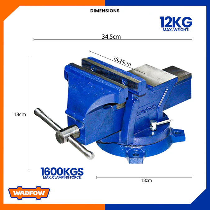 BENCH VICE 6" WADFOW (WBV1A06)
