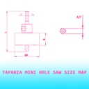 BIMETEL MINI HOLESAW TAPARIA (HSM51)