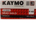 BRAD NAILS KAYMO (BR18G40)