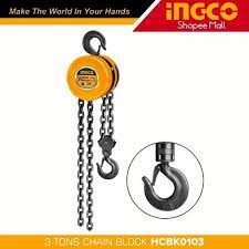 CHAIN BLOCK 3 TON INGCO (HCBK0103)