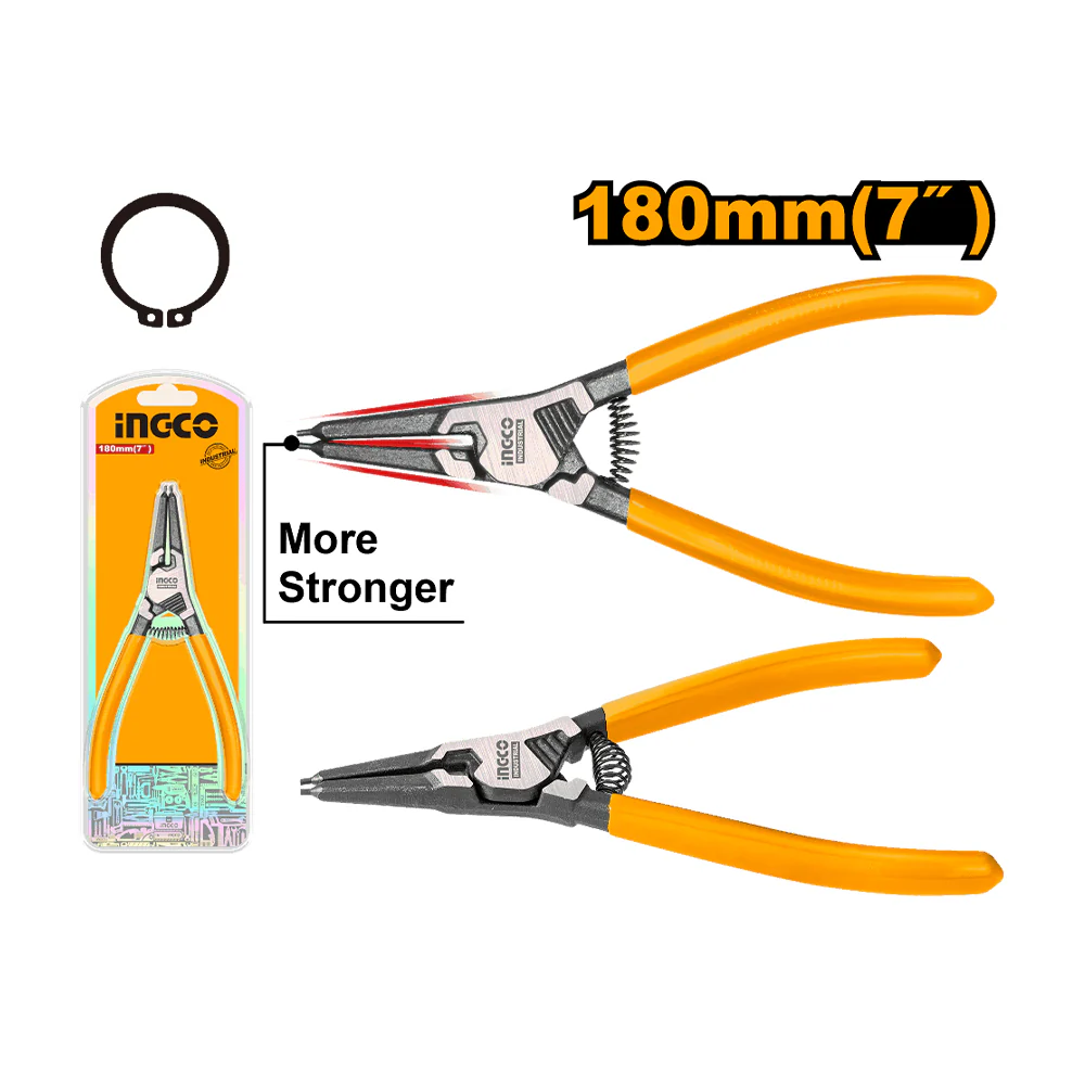 CIRCLIP PLIERS 7" INGCO (HCCP261801)