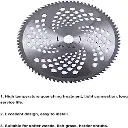 CIRLULAR SAW BLADE FOR BRUSH CUTTER