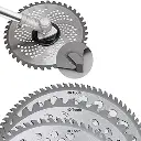 CIRLULAR SAW BLADE FOR BRUSH CUTTER