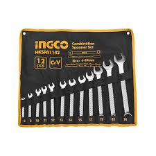 COMBINATION SPANNER SET 6-24MM INGCO (HKSPA1142)