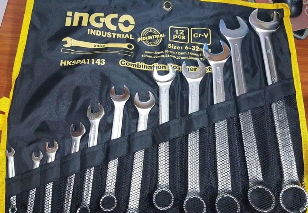 COMBINATION SPANNER SET 6-32MM INGCO (HKSPA1143)