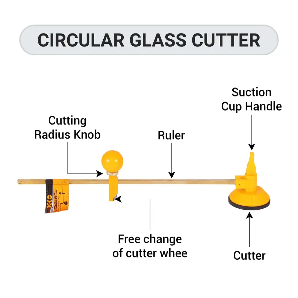 COMPASS GLASS CUTTER 60CM INGCO (HGCT16001)