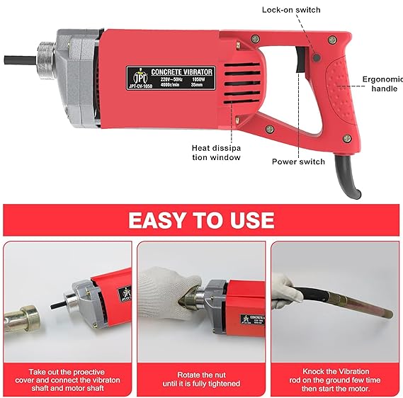 CONCRETE VIBRATOR 1000W EXTRATEZ (ET-CV-35)