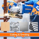 CORDLESS ANGLE GRINDER 4" 20V WADFOW (WLAPM11)