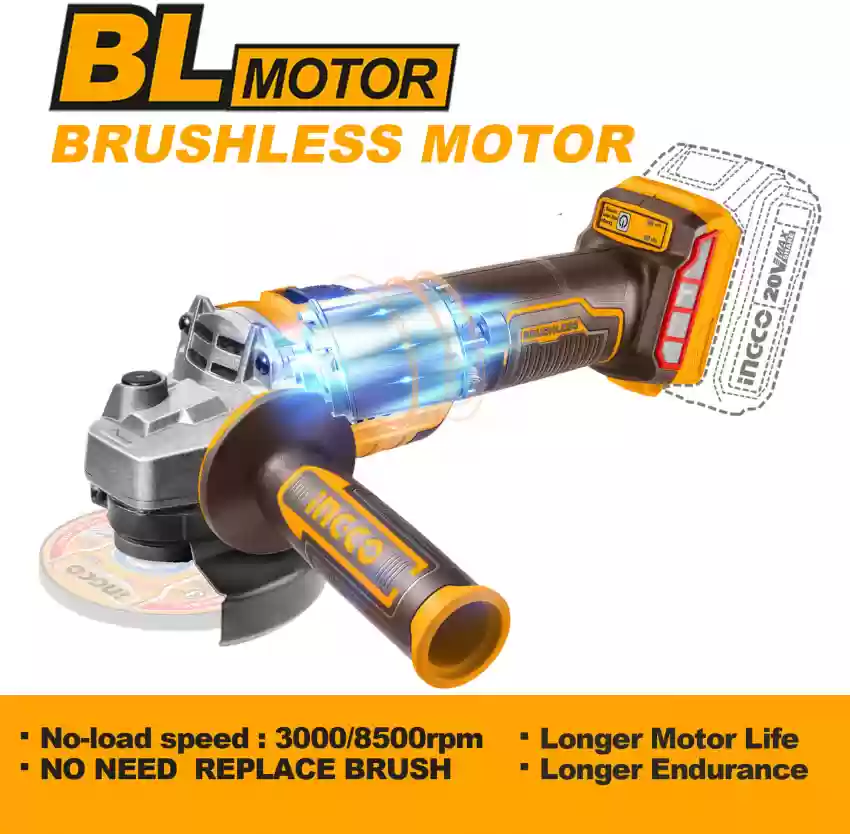 CORDLESS ANGLE GRINDER 4" 4AH INGCO (CAGLI2210031)