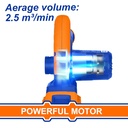 CORDLESS BLOWER 20V WADFOW (WBLP511)