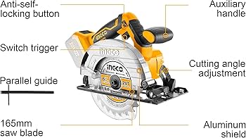 CORDLESS CIRCULAR SAW 20W INGCO (CSLI1651)