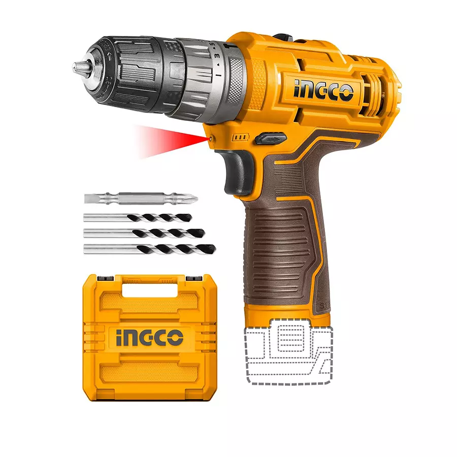 CORDLESS DRILL 12V DUAL INGCO (CDLI12202)